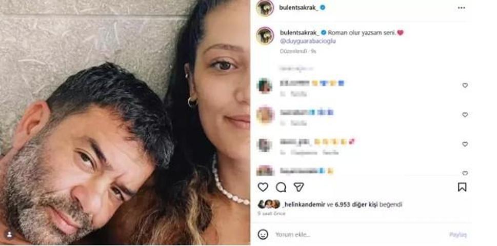 Bülent Şakrak’tan Sevgilisine Romantik Mesaj: “Roman Olur Yazsam Seni”