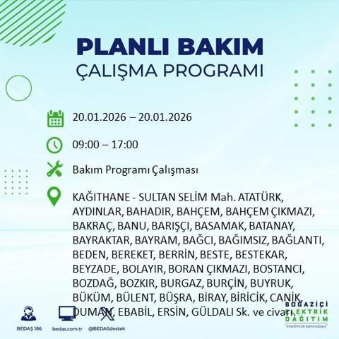 20 OCAK İSTANBUL ELEKTRİK KESİNTİSİ BEDAŞ: İstanbul elektrik kesintisi ne kadar sürecek Kesintiden hangi ilçeler etkilenecek