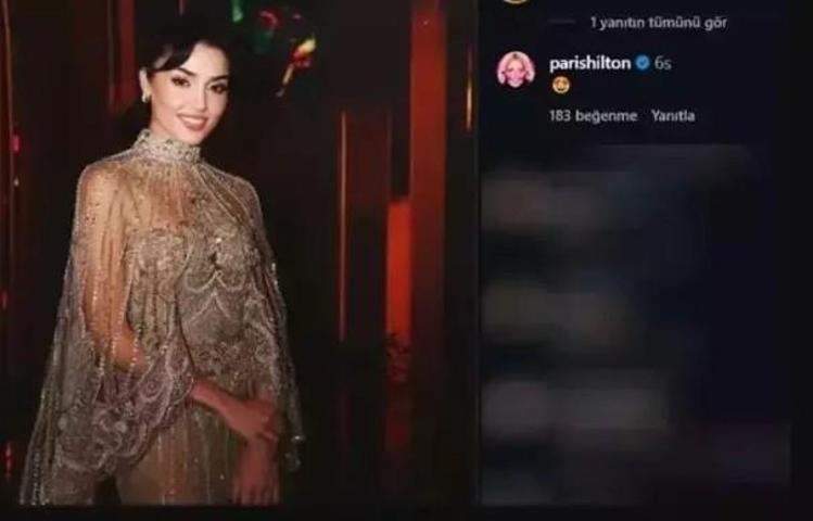Hande Erçel’in Joy Awards paylaşımı Paris Hilton’un da radarına girdi