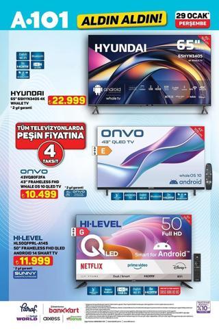 A101 29 Ocak Aktüel Ürünler Kataloğu A101de gelecek hafta neler var Spor malzemeleri, telefon, televizyon, beyaz eşya A101de...