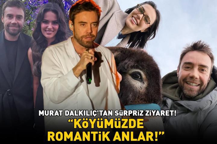 Murat Dalkılıç’tan sürpriz ziyaret Özgü Kaya böyle paylaştı: KÖYÜMÜZDE ROMANTİK ANLAR