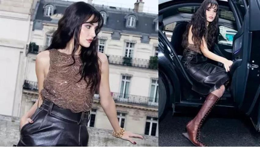 Hande Erçelin Paris Moda Haftasındaki Çizmeleri Olay Oldu