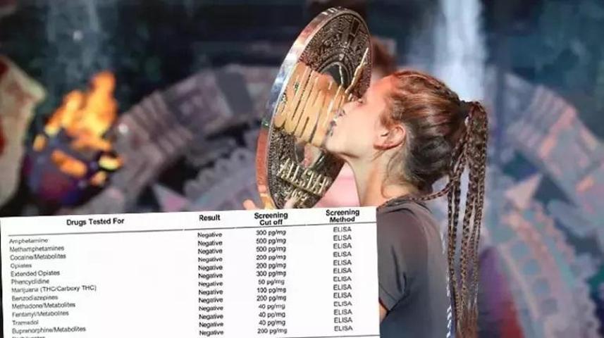Survivor şampiyonu Nisa Bölükbaşı sessizliğini bozdu Uyuşturucu test sonucunu paylaştı