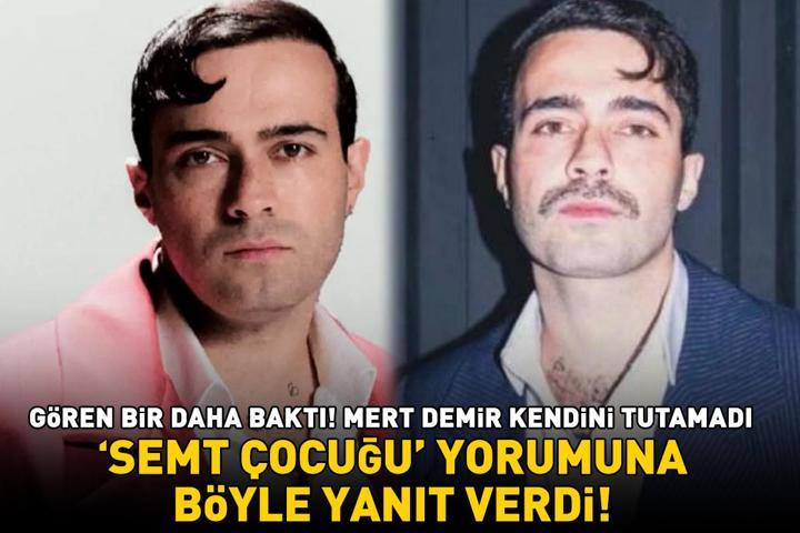 Gören bir daha baktı Serenay Sarıkayanın büyük aşkı Mert Demir ‘Semt çocuğuna benziyorsun’ yorumuna bakın ne yanıt verdi