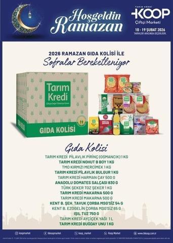 Tarım Kredi KOOP 10 - 19 Şubat kataloğu yayımlandı Tarım Kredide neler var