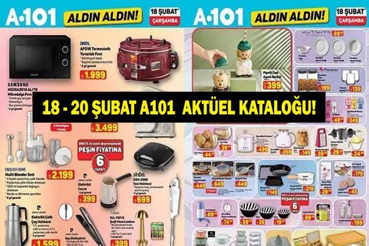 A101 19 ŞUBAT AKTÜEL KATALOĞU: Bu Hafta A101 Aldın Aldın Aktüel Kataloğunda Neler Var