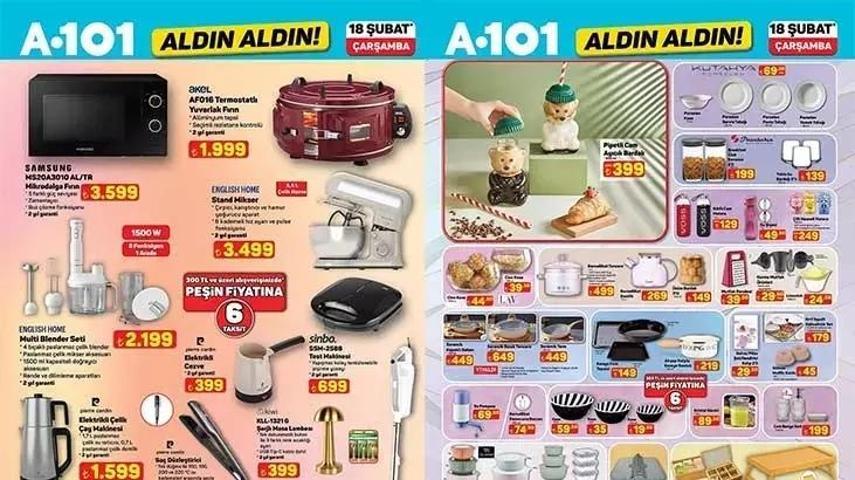 A101 19 ŞUBAT AKTÜEL KATALOĞU: Bu Hafta A101 Aldın Aldın Aktüel Kataloğunda Neler Var