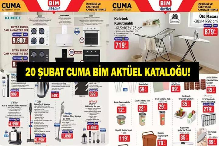 BİM AKTÜEL 20 ŞUBAT: Telefon, Tablet, Baharatlık Seti, Ütü Masası ve Daha Fazlası İşte Ramazan Ayı BİM 20 Şubat Cuma Aktüel Ürünleri...