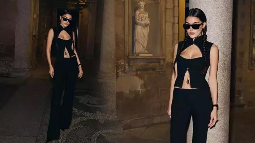 Hande Erçelin Milano Kaçamağı Pozlarıyla Göz Kamaştırdı