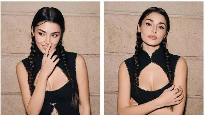 Hande Erçelin Milano Kaçamağı Pozlarıyla Göz Kamaştırdı