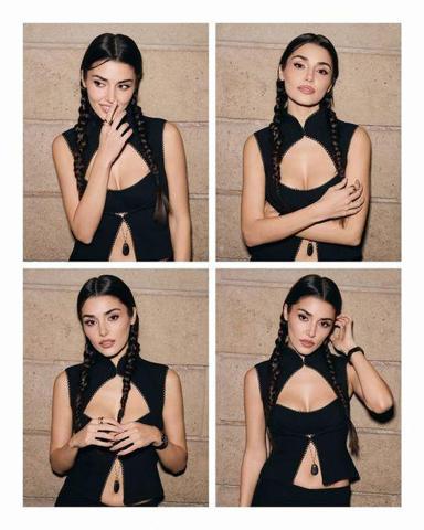 Hande Erçelin Milano Kaçamağı Pozlarıyla Göz Kamaştırdı