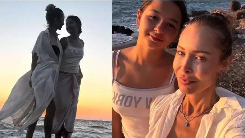 İbrahim Tatlıses’in kızı Elif Ada annesini geride bıraktı 12 yaşında 1.80 boyunda