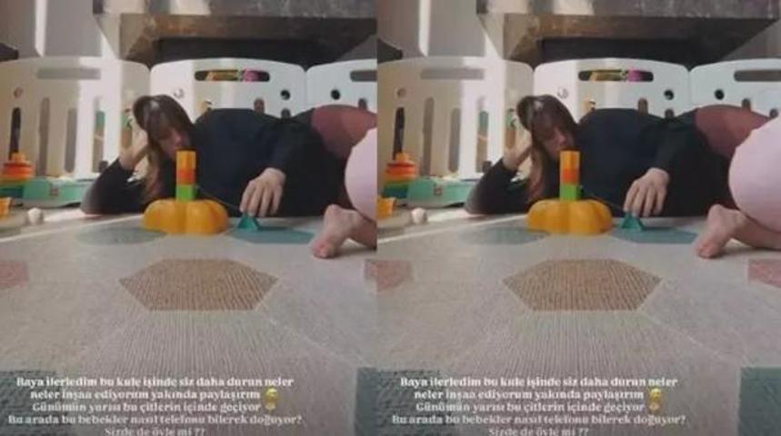 Gizem Karaca’dan kızı Yaz ile yeni paylaşım