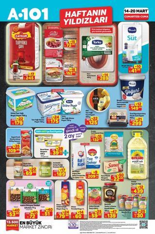 A101 19 Mart Aktüel Kataloğu Yayınlandı A101 Haftanın Yıldızları ve 19 Mart Arefe Günü İndirimleri: Ramazan Bayramı Haftası Hangi Ürünler İndirimde