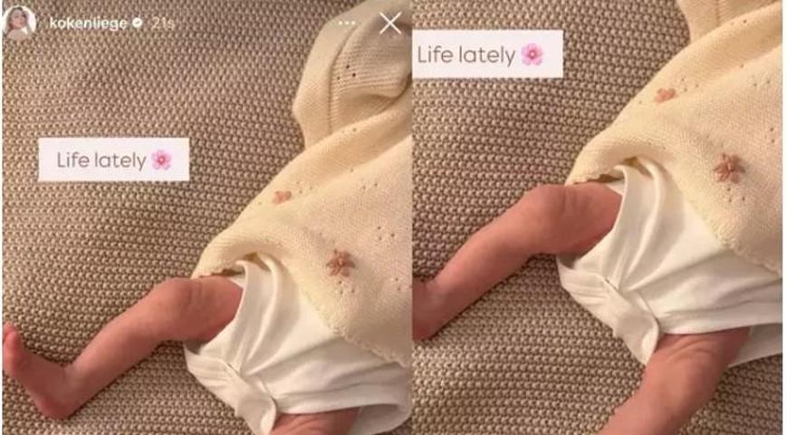 Ege Kökenli’den anne olduktan sonra duygulandıran paylaşım Kızının yeni karesini yayımladı