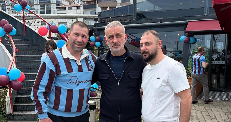 TFF Başkanı İbrahim Hacıosmanoğlu, memleketi Trabzonda ilgiyle karşılandı