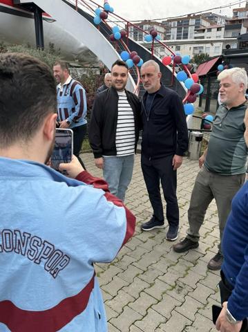 TFF Başkanı İbrahim Hacıosmanoğlu, memleketi Trabzonda ilgiyle karşılandı
