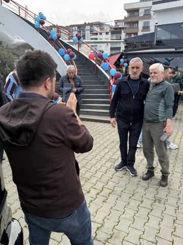 TFF Başkanı İbrahim Hacıosmanoğlu, memleketi Trabzonda ilgiyle karşılandı