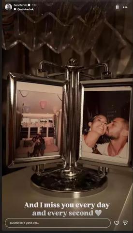Buse Terim’den aşk dolu paylaşım: “Ve seni her gün ve her saniye özlüyorum”