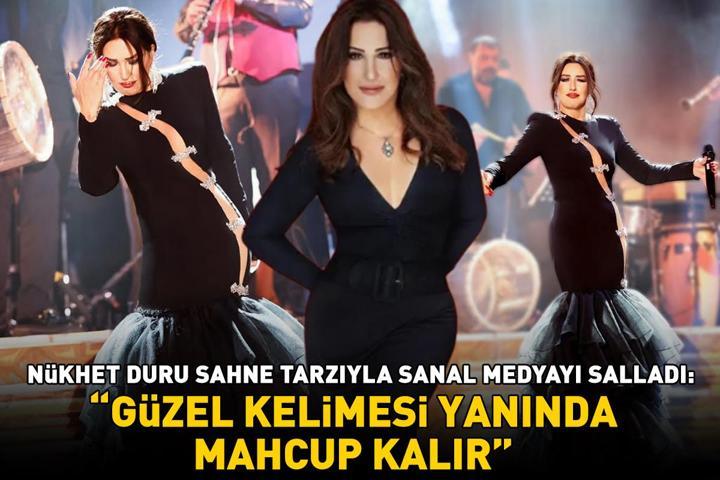 Nükhet Duru sahne tarzıyla sanal medyayı salladı: Güzel kelimesi yanında mahcup kalır