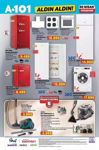 A101 30 NİSAN AKTÜEL KATALOĞU YAYIMLANDI: Bu Hafta A101de Neler İndirimde Elektronik, Kamp ve Ev Ürünleri...