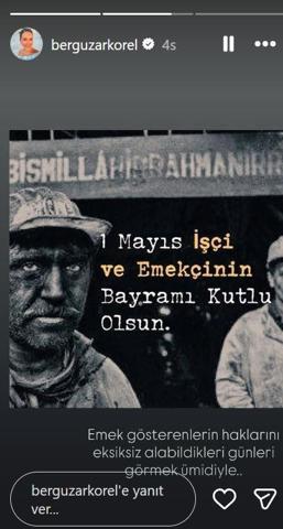 Ünlülerden 1 Mayıs mesajları Aralarında kimler yok ki: Kenan Doğulu, Esra Erol, Bergüzar Korel... Alın teri en kutsal değerdir