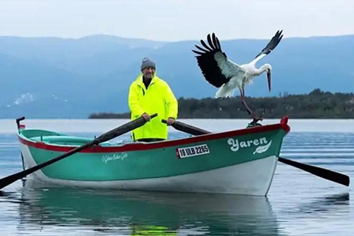 Adem amca ile hikayesi dünyaya mal olmuştu... Yaren Leylek baba oldu