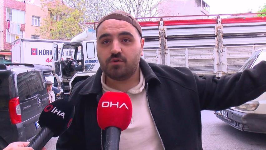 Park halindeyken sürüklenen kamyon 8 araca çarptı