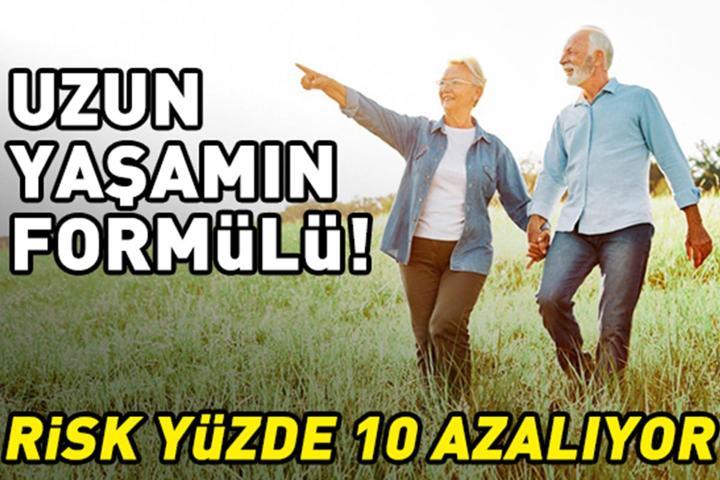 Uzun yaşamın formülü Günde 5 dakika yapmak yetiyor Risk yüzde 10 azalıyor