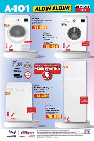 28 MAYIS A101 KATALOĞU 2026 YAYINDA A101 28 Mayıs Aktüel Ürünler Kataloğunda Neler Var Elektrikli Araçtan TV’ye Dev İndirim: Aldın Aldın Listesinde Yok Yok