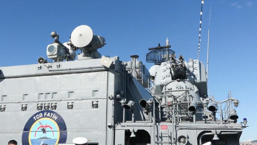 TCG Fatih, Sarayburnu Limanında ziyarete açıldı