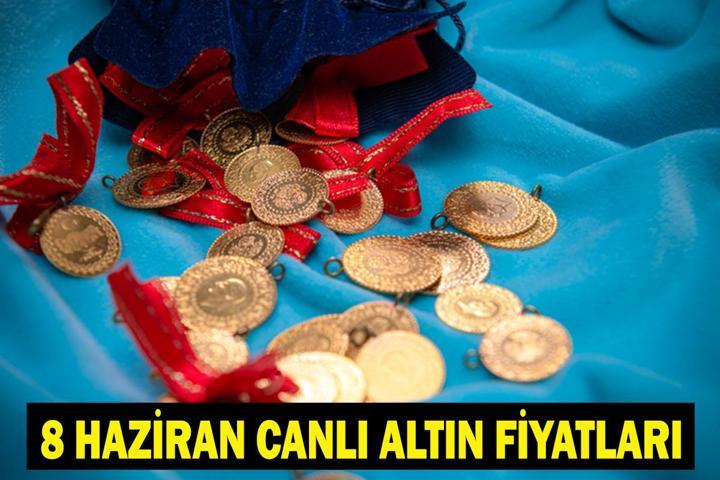 ALTIN DÜŞER Mİ SON DAKİKA: Bugün Altın Kaç Lira Gram, Çeyrek, Yarım, Cumhuriyet Altını Fiyatları Ne Düşüş Devam Edecek Mi 8 Haziran Canlı Altın Fiyatları
