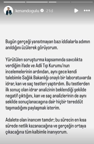 Ünlülere Uyuşturucu Soruşturması Kenan Doğuludan Test Sonucu İddialarına Yanıt Beren Saatin Albüm Mutluluğuna Gölge Düştü