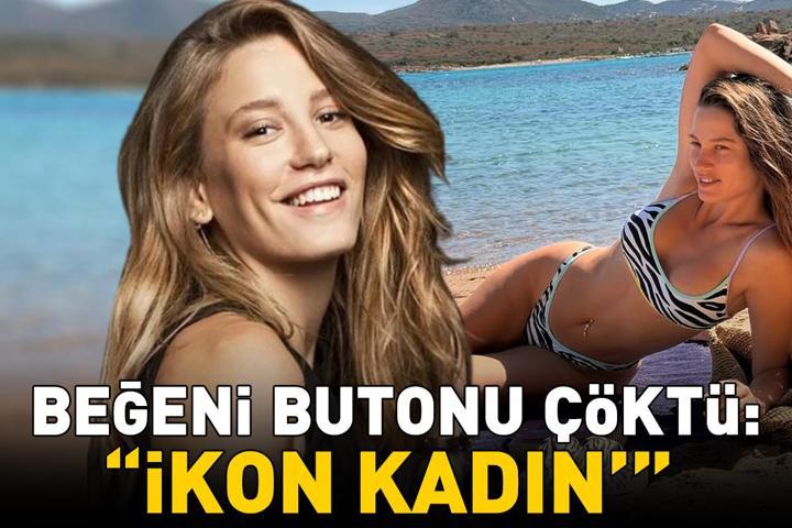 Serenay Sarıkayadan bikinili tatil pozu Beğeni butonu çöktü: ‘İKON KADIN’