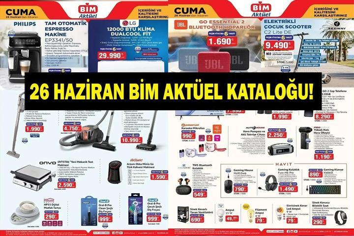 26 HAZİRAN BİM AKTÜEL ÜRÜNLER: BİM’de Bu Hafta Neler Var BİM Aktüel Katalog 23-26 Haziran 2026 İndirimli Ürünler Listesi