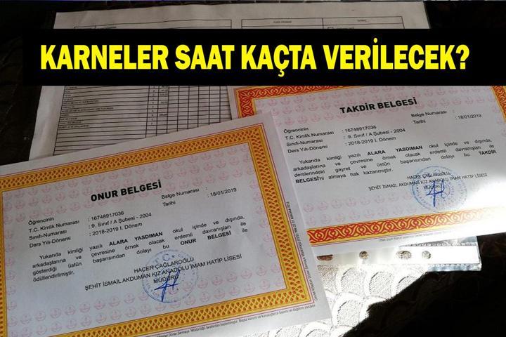 BUGÜN OKUL VAR MI Karneler Ne Zaman Verilecek, Saat Kaçta e-Okul Kapandı Mı e-Okul VBS Yoğunluğu Arttı