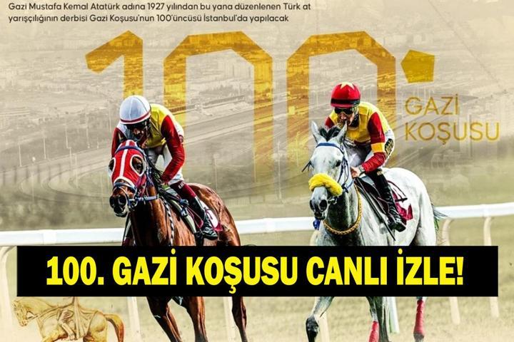 GAZİ KOŞUSU CANLI İZLE: 100. Gazi Koşusu Saat Kaçta, Hangi Kanalda Büyük Ödül Ne Kadar İşte Veliefendi Hipodromu 100. Gazi Koşusu Canlı İzleme Ekranı...