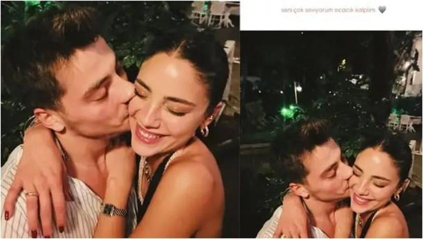 Atakan Özkaya ve Dilin Döğer’den Romantik Paylaşım: Aşklarını Sanal Medyada Haykırdılar