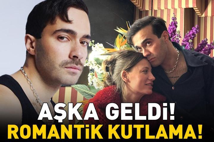Serenay Sarıkaya 34 yaşında Mert Demir aşka geldi Sevgilisinin doğum gününü bakın nasıl kutladı...
