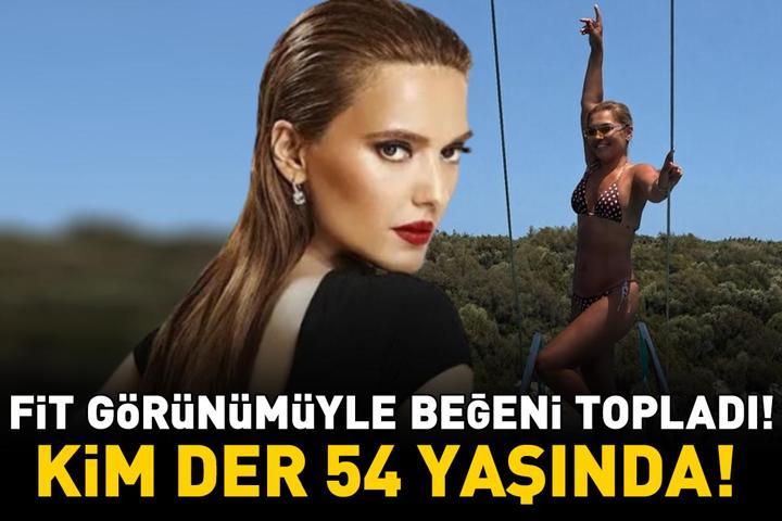 Demet Akalın fit görünümüyle beğeni topladı Kim der 54 yaşında