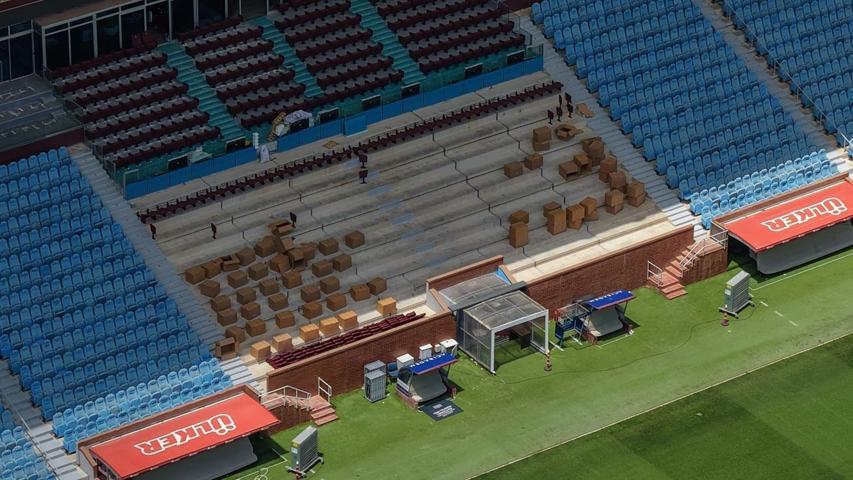 Trabzonspor, stadyumda yenilemeye gidiyor