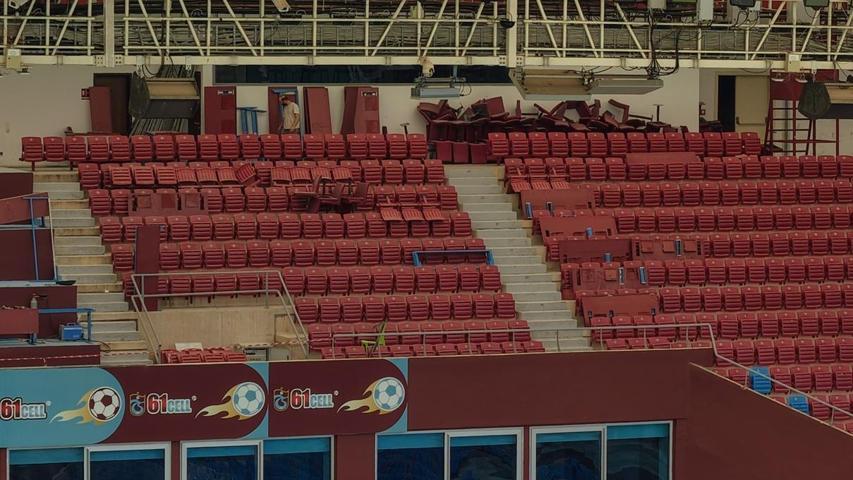 Trabzonspor, stadyumda yenilemeye gidiyor