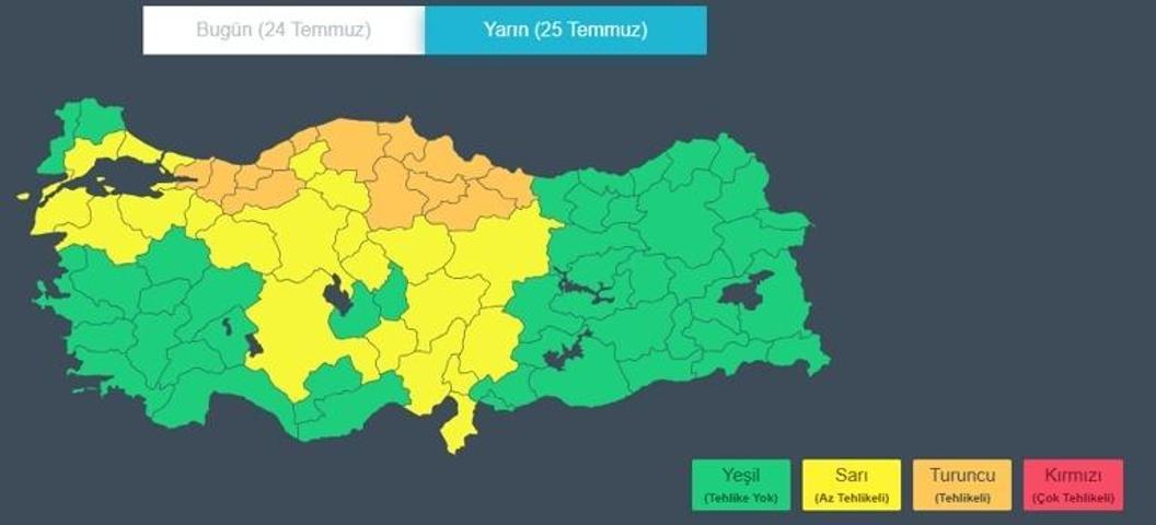 AKOM ve Meteoroloji peş peşe uyardı İşiniz yoksa dışarı çıkmayın