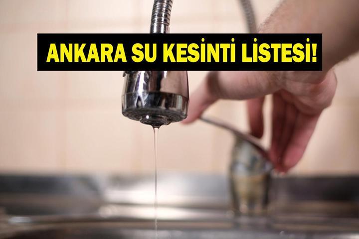 ASKİ ANKARA SU KESİNTİSİ 27 TEMMUZ ASKİ Ankara Su Kesintisi Ne Zaman Bitecek Altındağ ve Mamakta Sular Ne Zaman Gelecek