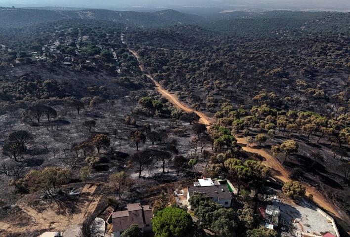 İspanyada yangın acil durumu sona erdi: Geride küle dönmüş 77 bin hektar bıraktı