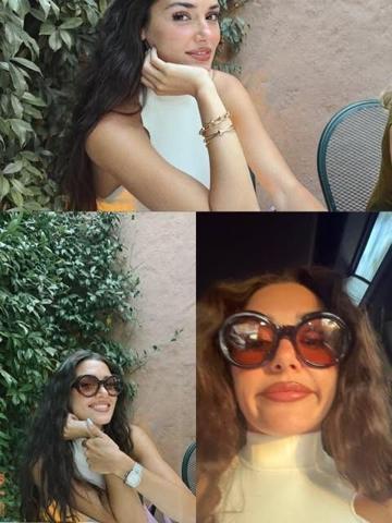 Hande Erçelden mayolu tatil pozları TAM BİR PRENSES