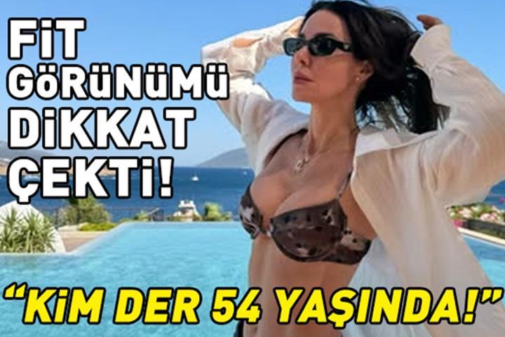 Kim der 54 yaşında Defne Samyelinin fit görünümü dikkat çekti