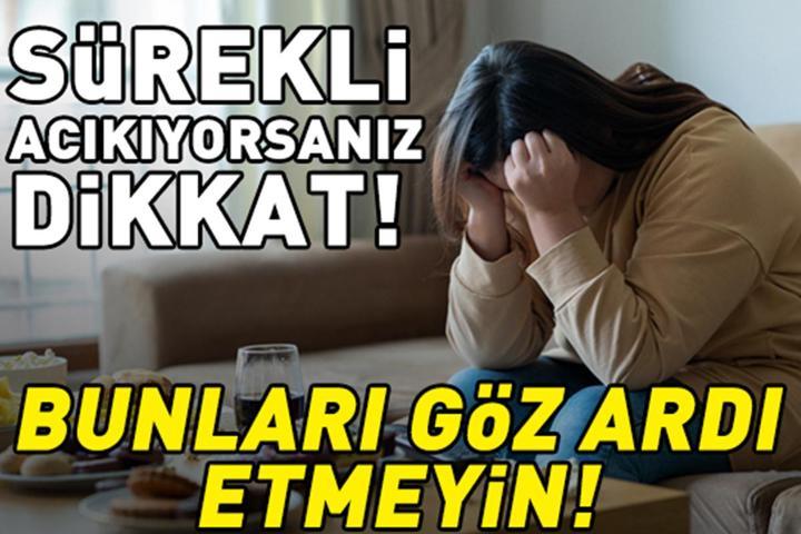 Sık acıkmanın nedeni sadece açlık değilmiş Gözden kaçan bu 5 unsura dikkat