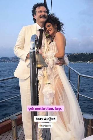 Poyraz Karayelin Meltemiydi Hare Sürel ile Oğuz Erdin evlendi