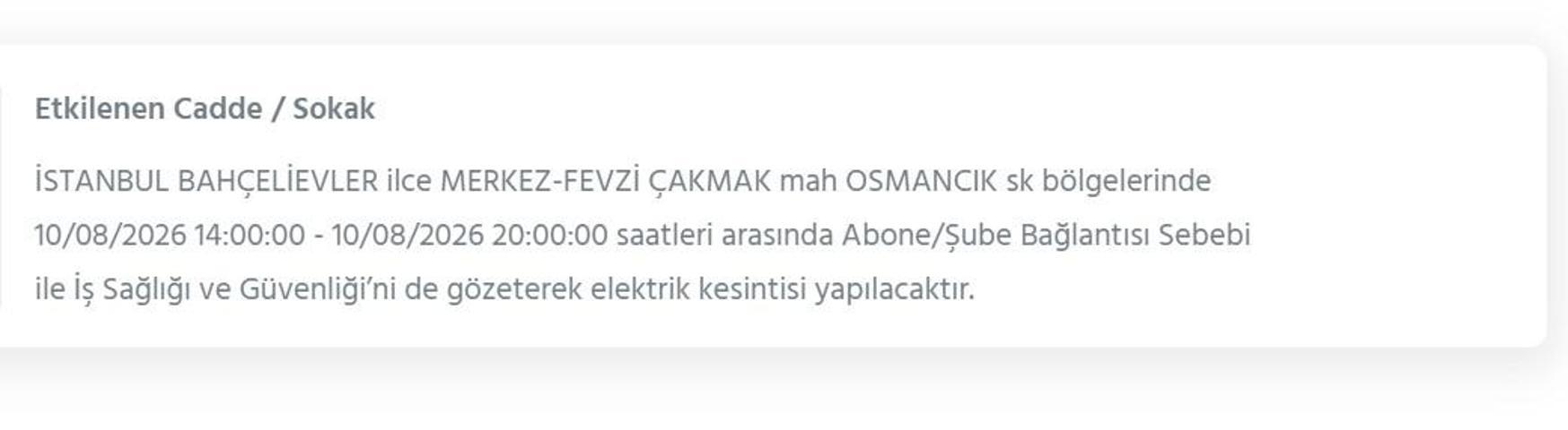 10 AĞUSTOS İSTANBUL ELEKTRİK KESİNTİSİ: İstanbul’da elektrikler ne zaman gelecek 22 ilçede 9 saatlik BEDAŞ kesinti programı